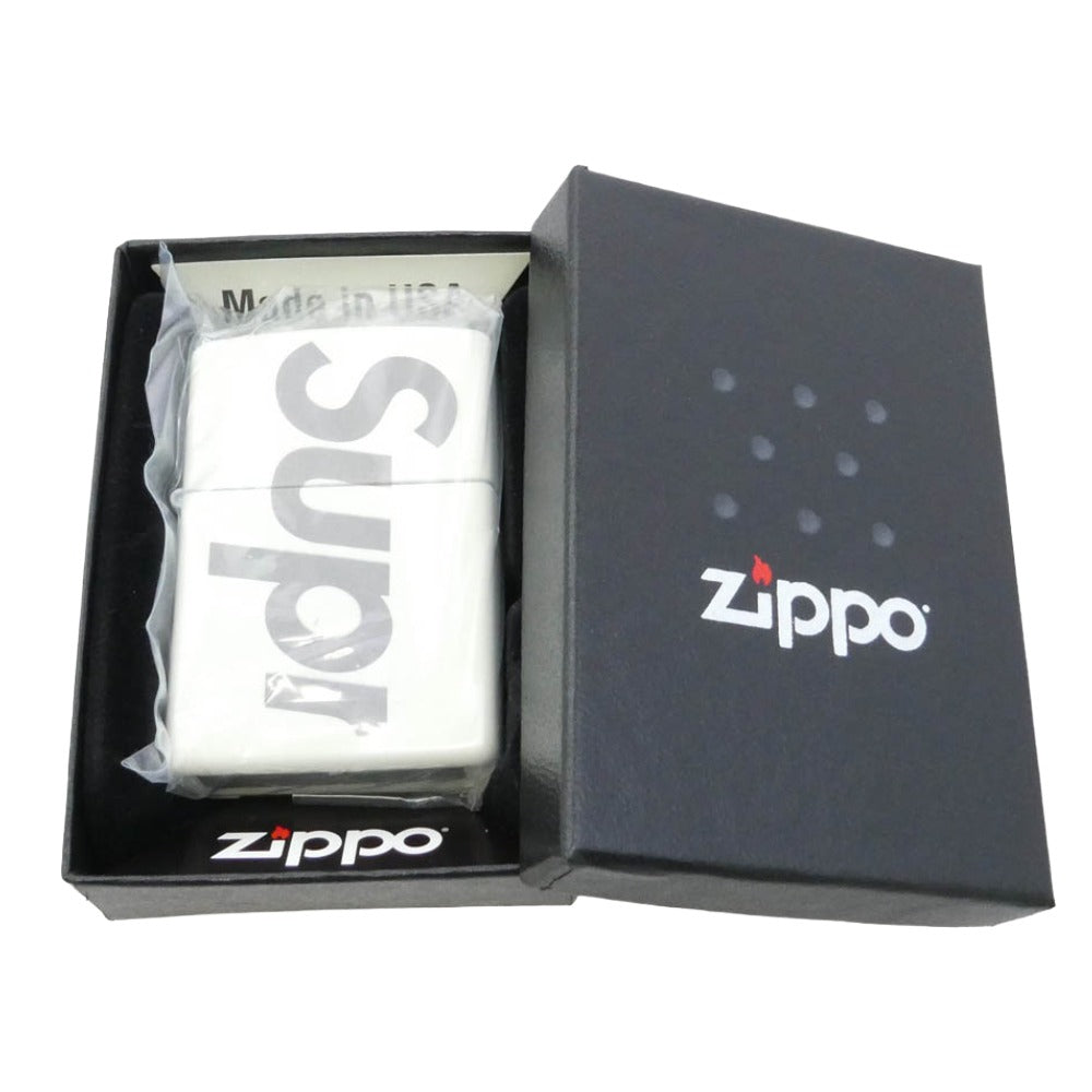 Supreme シュプリーム ZIPPO ジッポ 20SS x Zippo ジッポ Glow in the Dark グロー イン ザ ダーク 蓄光 ライター オフホワイト系 グレー系【中古】