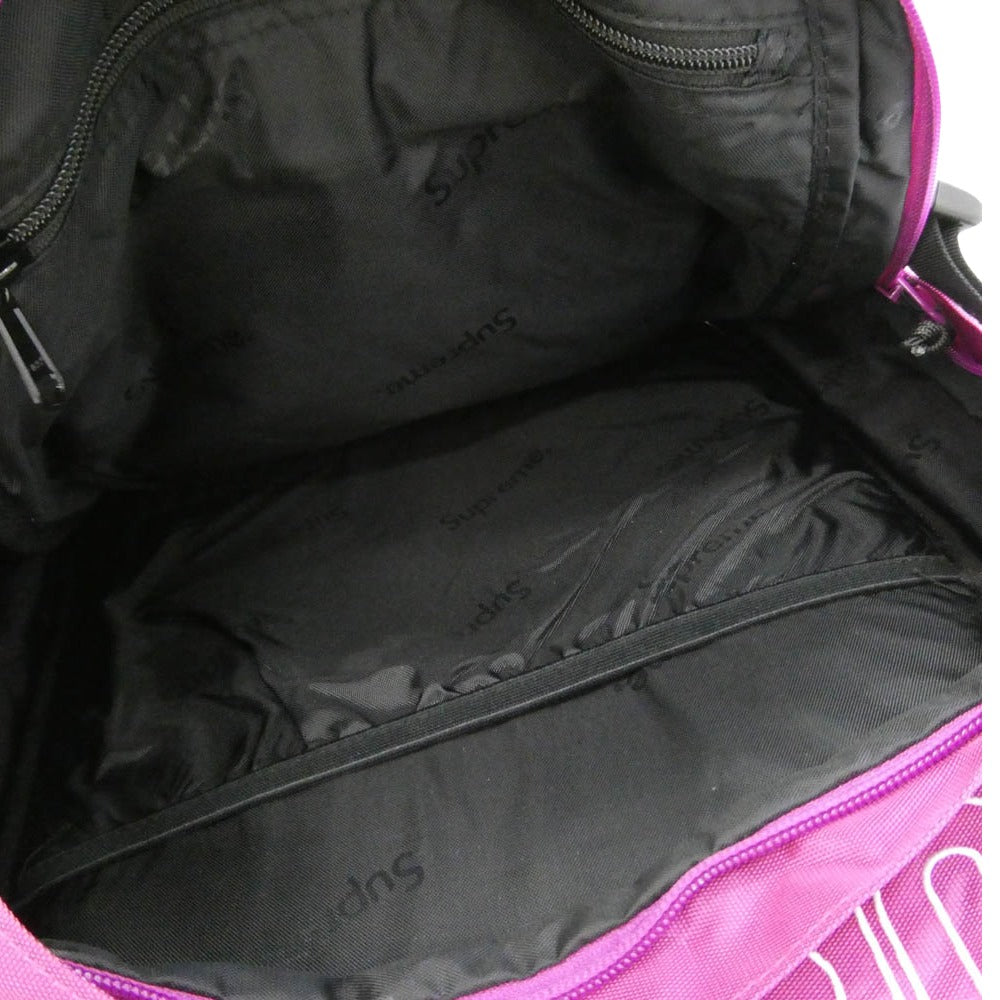 Supreme シュプリーム 19AW Backpack バックパック リュック バッグ マゼンタ ピンク系 パープル系【極上美品】【中古】