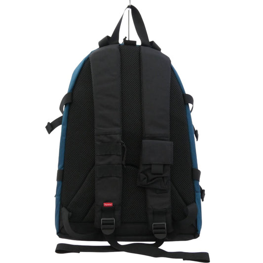 Supreme シュプリーム 19AW Backpack バックパック リュック バッグ ダークティール ブルー系 グリーン系【極上美品】【中古】