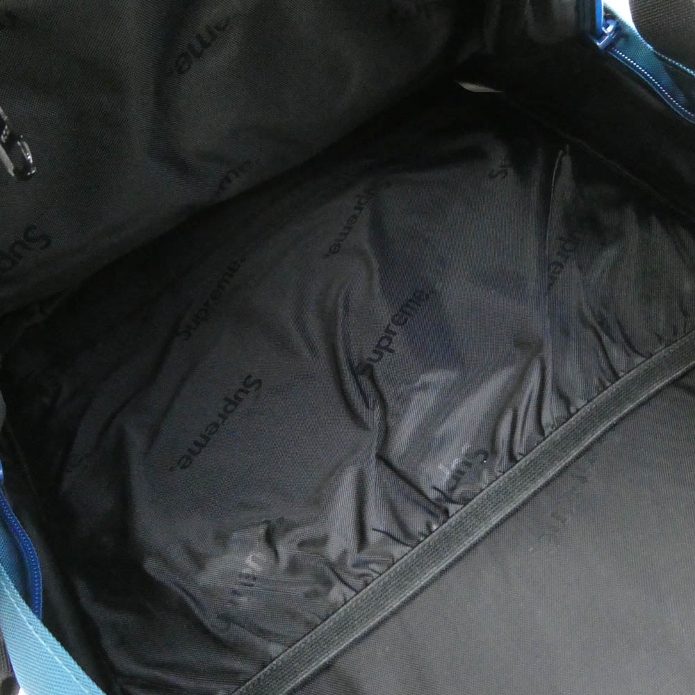 Supreme シュプリーム 19AW Backpack バックパック リュック バッグ ダークティール ブルー系 グリーン系【極上美品】【中古】