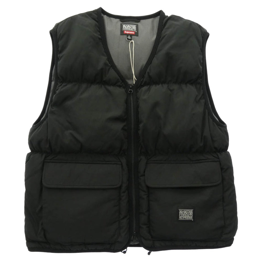 Supreme シュプリーム MARITHE + FRANCOIS GIRBAUD マリテフランソワジルボー 25SS x Marithe + Francois Girbaud マリテフランソワジルボー Down Puffer Vest ダウン パファー ベスト ブラック系 M【新古品】【未使用】【中古】