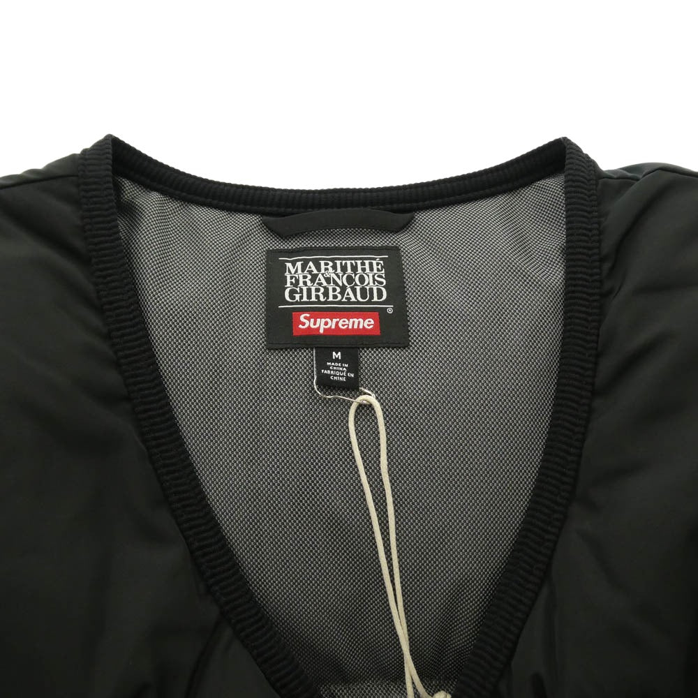 Supreme シュプリーム MARITHE + FRANCOIS GIRBAUD マリテフランソワジルボー 25SS x Marithe + Francois Girbaud マリテフランソワジルボー Down Puffer Vest ダウン パファー ベスト ブラック系 M【新古品】【未使用】【中古】