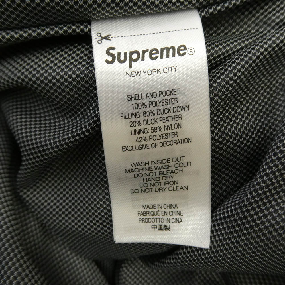Supreme シュプリーム MARITHE + FRANCOIS GIRBAUD マリテフランソワジルボー 25SS x Marithe + Francois Girbaud マリテフランソワジルボー Down Puffer Vest ダウン パファー ベスト ブラック系 M【新古品】【未使用】【中古】