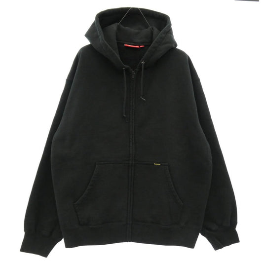 Supreme シュプリーム 25SS Work Zip Up Hooded Sweatshirt ワーク ジップアップ フーディー スウェットシャツ パーカー ブラック系 L【中古】