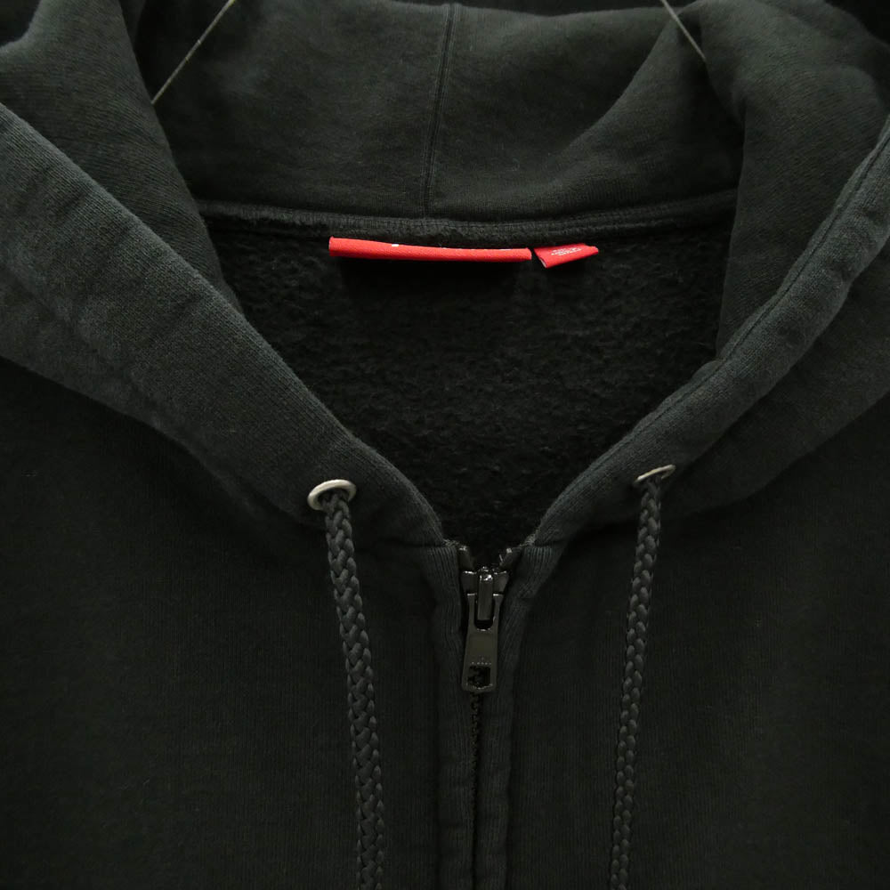 Supreme シュプリーム 25SS Work Zip Up Hooded Sweatshirt ワーク ジップアップ フーディー スウェットシャツ パーカー ブラック系 L【中古】
