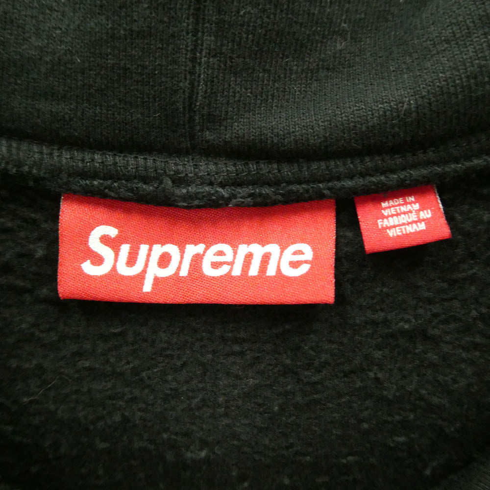 Supreme シュプリーム 25SS Work Zip Up Hooded Sweatshirt ワーク ジップアップ フーディー スウェットシャツ パーカー ブラック系 L【中古】