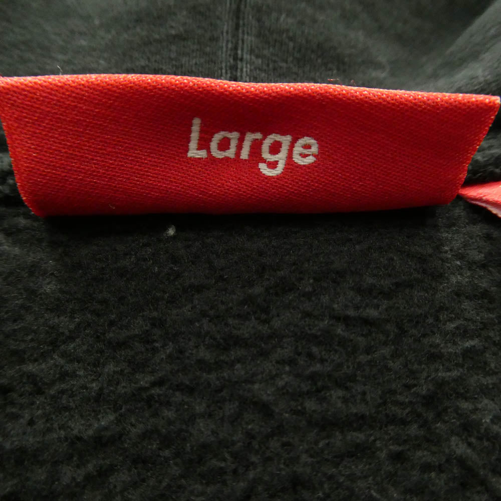 Supreme シュプリーム 25SS Work Zip Up Hooded Sweatshirt ワーク ジップアップ フーディー スウェットシャツ パーカー ブラック系 L【中古】