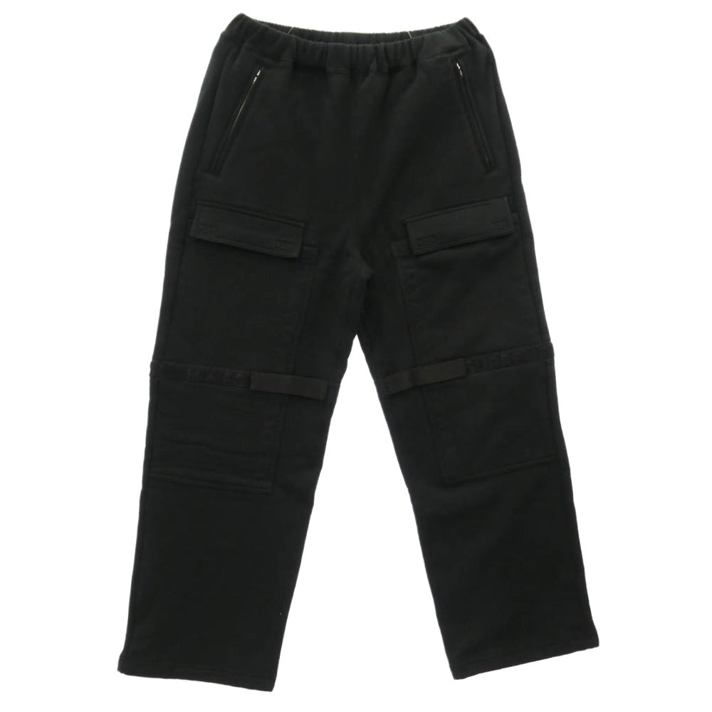 Supreme シュプリーム MARITHE + FRANCOIS GIRBAUD マリテフランソワジルボー 25SS x Marithe + Francois Girbaud マリテフランソワジルボー Shuttle Tape Cargo Sweatpant シャトルテープ カーゴ スウェットパンツ ブラック系 S【極上美品】【中古】