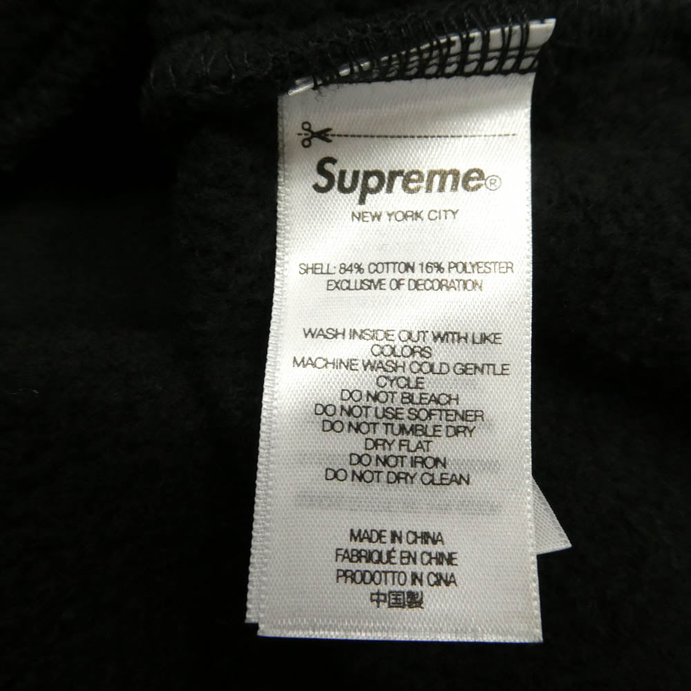 Supreme シュプリーム MARITHE + FRANCOIS GIRBAUD マリテフランソワジルボー 25SS x Marithe + Francois Girbaud マリテフランソワジルボー Zip Up Hooded Sweatshirt ジップアップ フーディー スウェットシャツ パーカー ブラック系 L【極上美品】【中古】