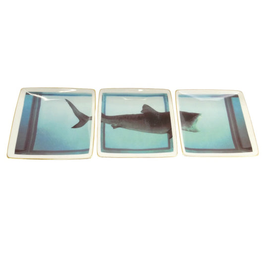 Supreme シュプリーム 25SS x Damien Hirst ダミアン ハースト Rosenthal Tray 皿 トレー トレイ ブルー系 ホワイト系 12×11cm【極上美品】【中古】