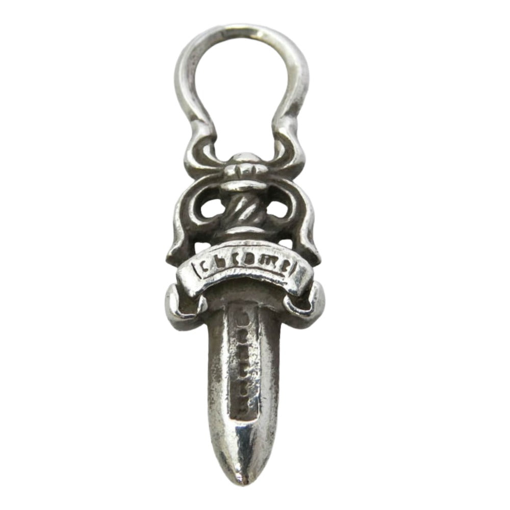 CHROME HEARTS クロムハーツ（原本無） #5 DAGGER ZIP2 ダガージップ ペンダントトップ シルバー系【中古】