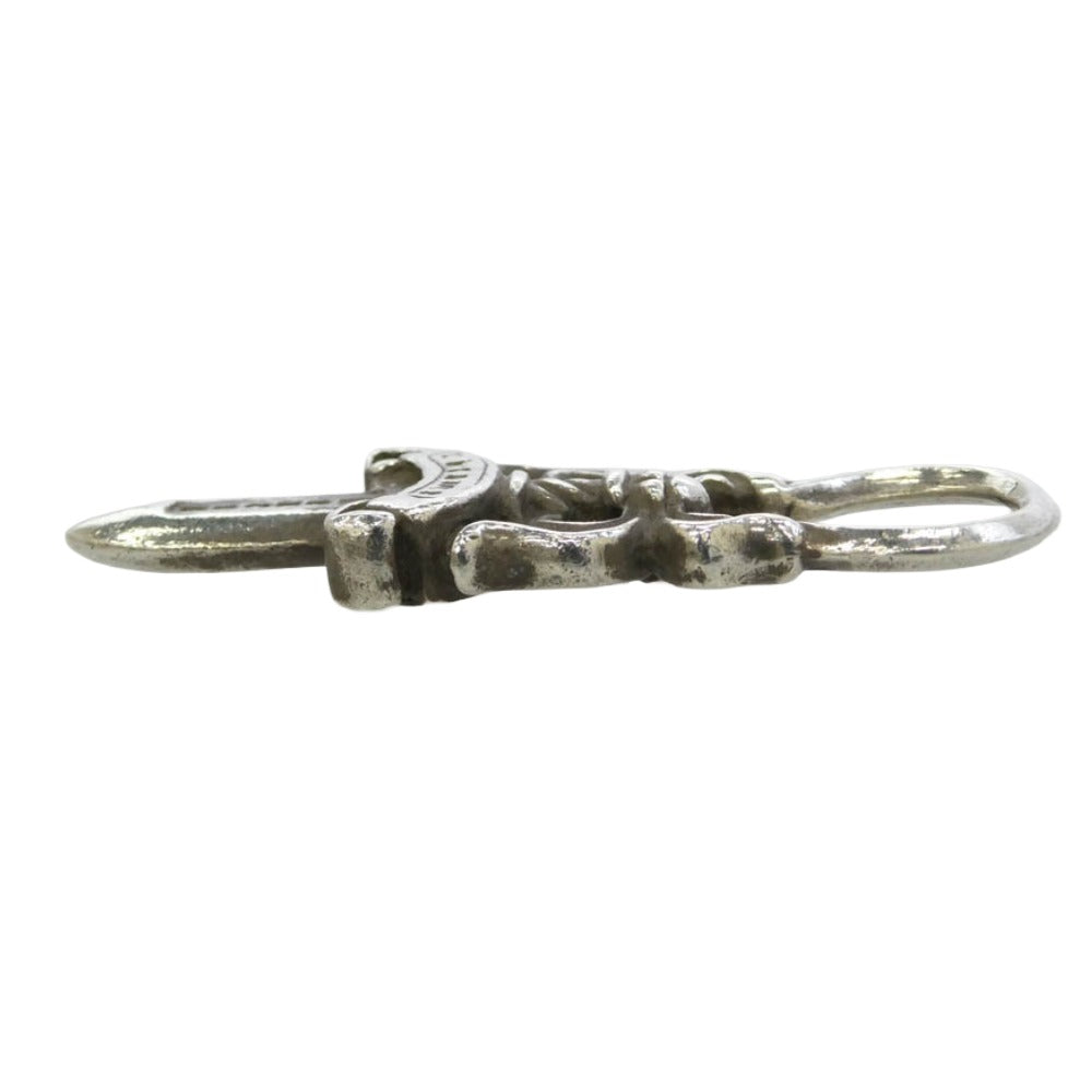 CHROME HEARTS クロムハーツ（原本無） #5 DAGGER ZIP2 ダガージップ ペンダントトップ シルバー系【中古】