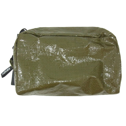 NEIGHBORHOOD ネイバーフッド 20AW 202TQNH-AC01 DOLLER P-POUCH ポリエチレン ロゴ ポーチ カーキ系【新古品】【未使用】【中古】