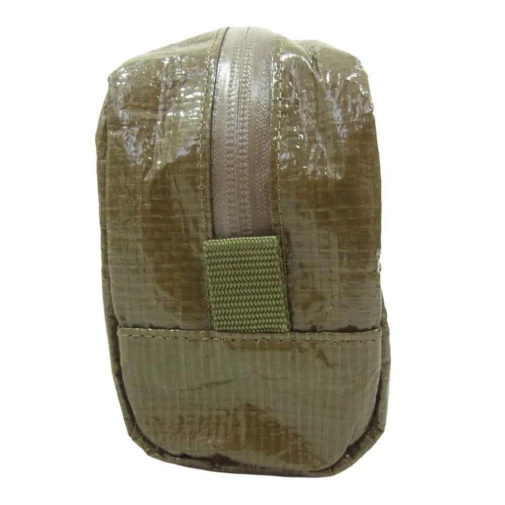 NEIGHBORHOOD ネイバーフッド 20AW 202TQNH-AC01 DOLLER P-POUCH ポリエチレン ロゴ ポーチ カーキ系【新古品】【未使用】【中古】