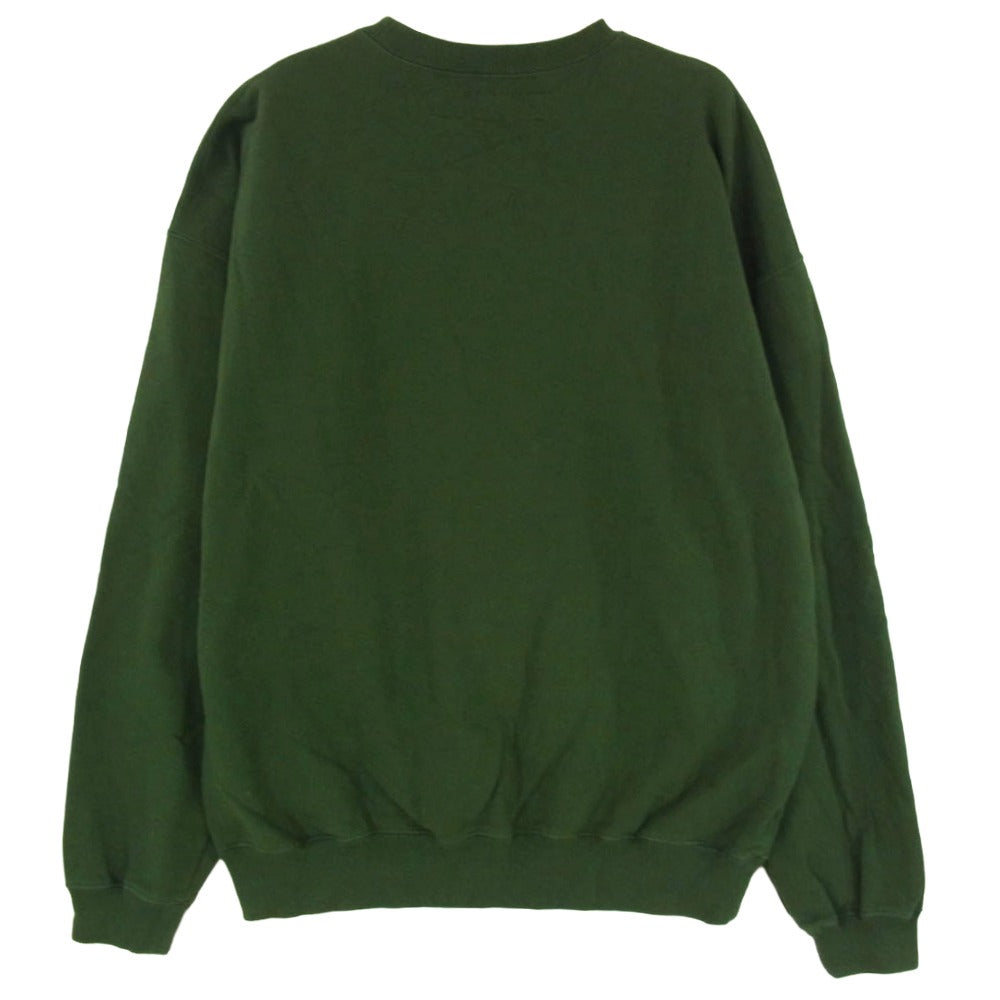 NEIGHBORHOOD ネイバーフッド 23SS 231FPNH-CSM01 COLLEGE SWEATSHIRT LS カレッジ プルオーバー ロングスリーブ スウェットシャツ グリーン系 L【中古】