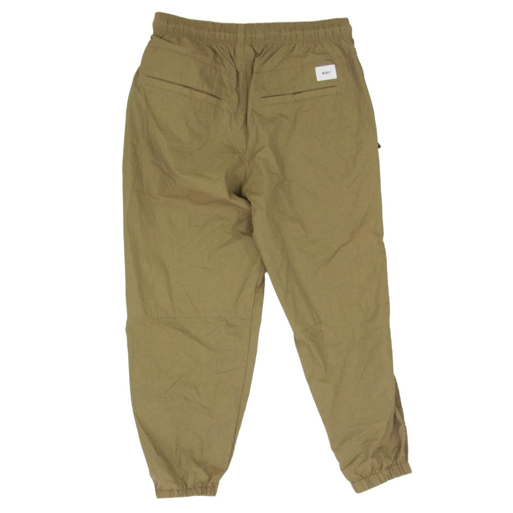 WTAPS ダブルタップス 21AW 212BRDT-PTM03 INCOM TROUSERS NYCO WEATHER トラウザーズ ドローストリング パンツ カーキ系 X03【中古】