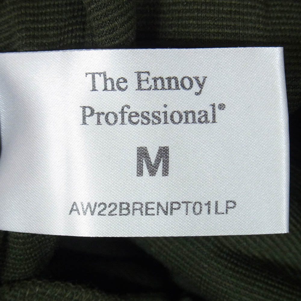 The Ennoy Professional ザ エンノイ プロフェッショナル 22AW AW22BRENPT01LP Polartec City Fleece Pant ポーラテック シティ フリース パンツ モスグリーン系 M【中古】