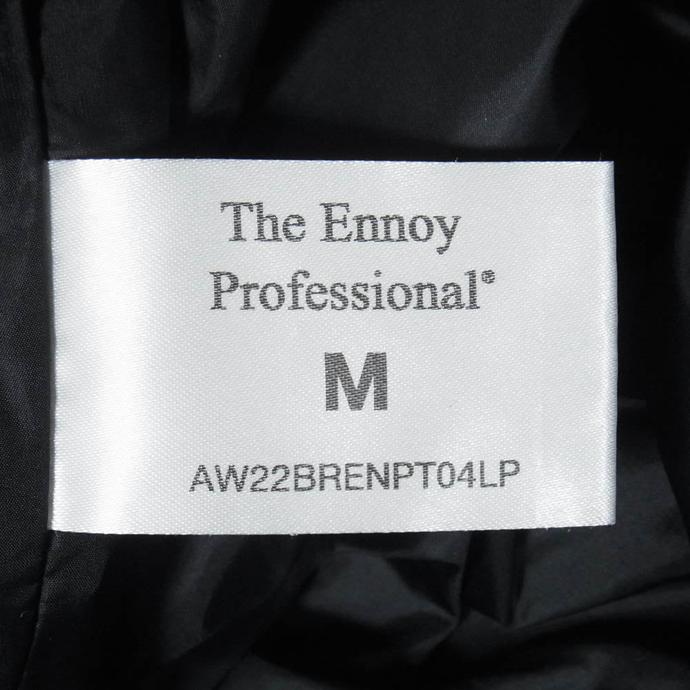 The Ennoy Professional ザ エンノイ プロフェッショナル 22AW AW22BRENPT04LP × スタイリスト私物 Nylon Padded Pant ナイロン パデッド パンツ グレー系 M【中古】