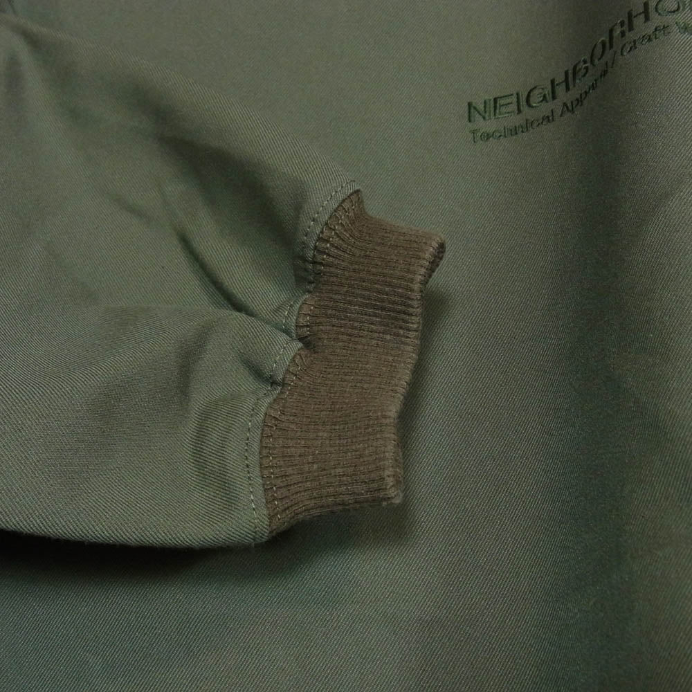 NEIGHBORHOOD ネイバーフッド 22AW 222TSNH-SHM07 PULLOVER SH LS.EC プルオーバー シャツ ロングスリーブ トレーナー グリーン系 L【中古】
