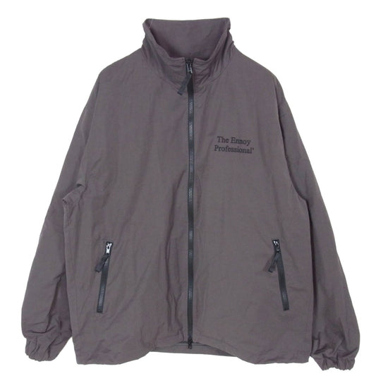 The Ennoy Professional ザ エンノイ プロフェッショナル 24AW AW24BRENJK02LP CPN Jacket ダブルジップ ナイロン ジャケット グレー系 L【中古】