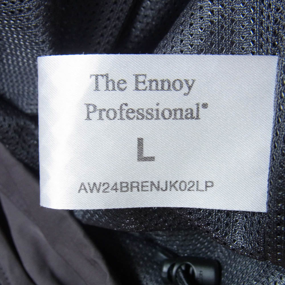 The Ennoy Professional ザ エンノイ プロフェッショナル 24AW AW24BRENJK02LP CPN Jacket ダブルジップ ナイロン ジャケット グレー系 L【中古】