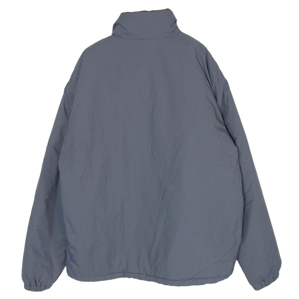 The Ennoy Professional ザ エンノイ プロフェッショナル 22AW AW22BRENJK03LP × スタイリスト私物 Nylon Padded Jacket ナイロン パデッド ダブルジップ ジャケット 青灰系 M【中古】