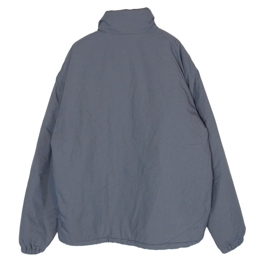 The Ennoy Professional ザ エンノイ プロフェッショナル 22AW AW22BRENJK03LP × スタイリスト私物 Nylon Padded Jacket ナイロン パデッド ダブルジップ ジャケット 青灰系 M【中古】