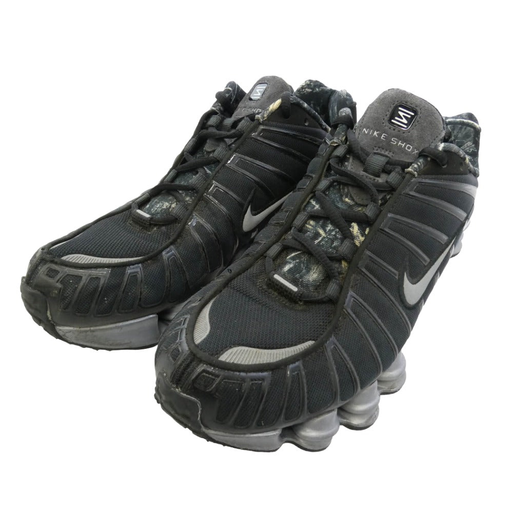 NIKE ナイキ IQ0299-010 Shox TL Realtree Camo Black ショックス TL リアルツリーカモ スニーカー ブラック系 28cm【中古】