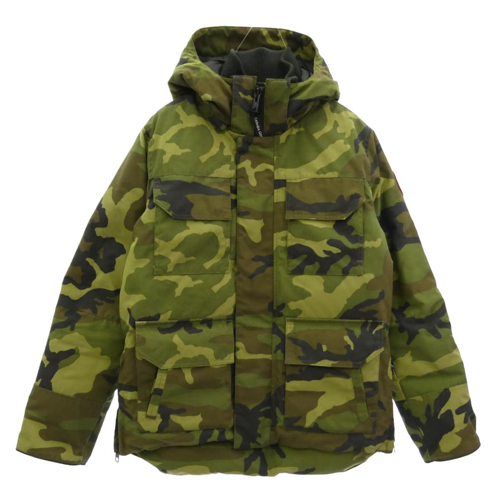 CANADA GOOSE カナダグース 4550M MAITLAND PARKA カモ メイトランド パーカ ダウン ジャケット モスグリーン系 M【中古】