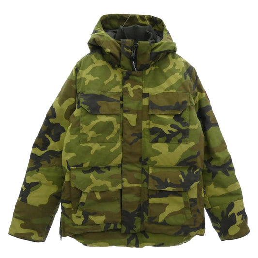 CANADA GOOSE カナダグース 4550M MAITLAND PARKA カモ メイトランド パーカ ダウン ジャケット モスグリーン系 M【中古】