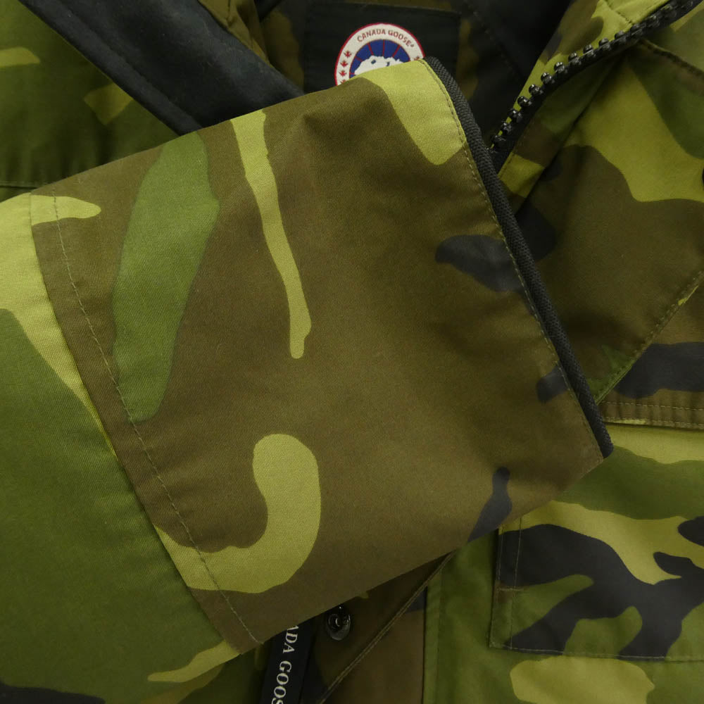CANADA GOOSE カナダグース 4550M MAITLAND PARKA カモ メイトランド パーカ ダウン ジャケット モスグリーン系 M【中古】