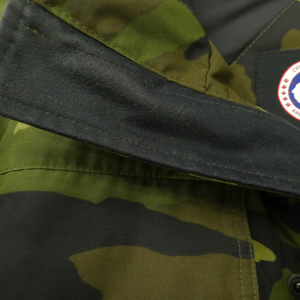 CANADA GOOSE カナダグース 4550M MAITLAND PARKA カモ メイトランド パーカ ダウン ジャケット モスグリーン系 M【中古】