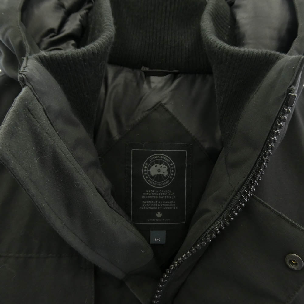 CANADA GOOSE カナダグース 4550MB サザビーリーグタグ MAITLAND PARKA メイトランド パーカ ダウン ジャケット ブラック系 L【中古】