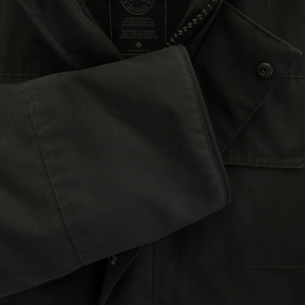 CANADA GOOSE カナダグース 4550MB サザビーリーグタグ MAITLAND PARKA メイトランド パーカ ダウン ジャケット ブラック系 L【中古】