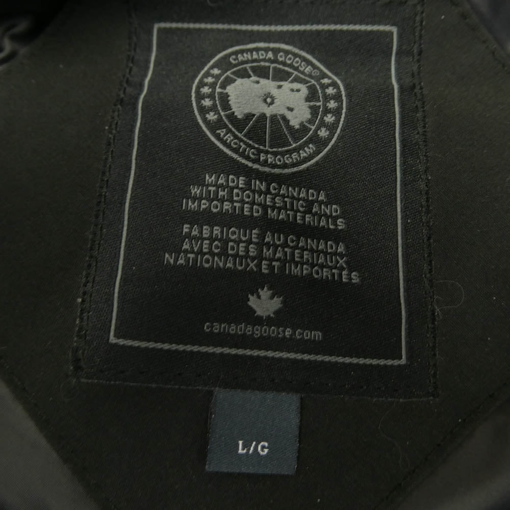 CANADA GOOSE カナダグース 4550MB サザビーリーグタグ MAITLAND PARKA メイトランド パーカ ダウン ジャケット ブラック系 L【中古】