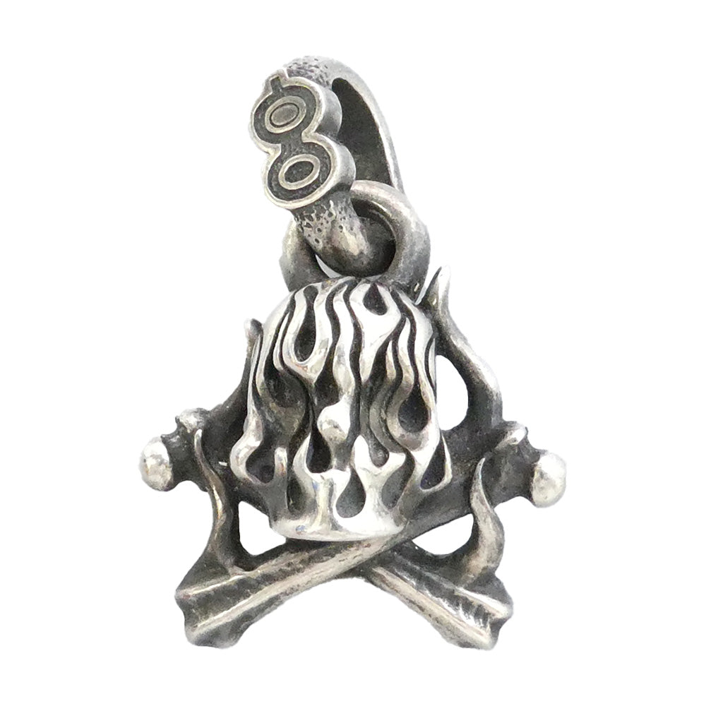 Gucho ガッチョ 10周年モデル PYRO on X-BONE パイロオン クロス ボーン ペンダント トップ シルバー系【中古】