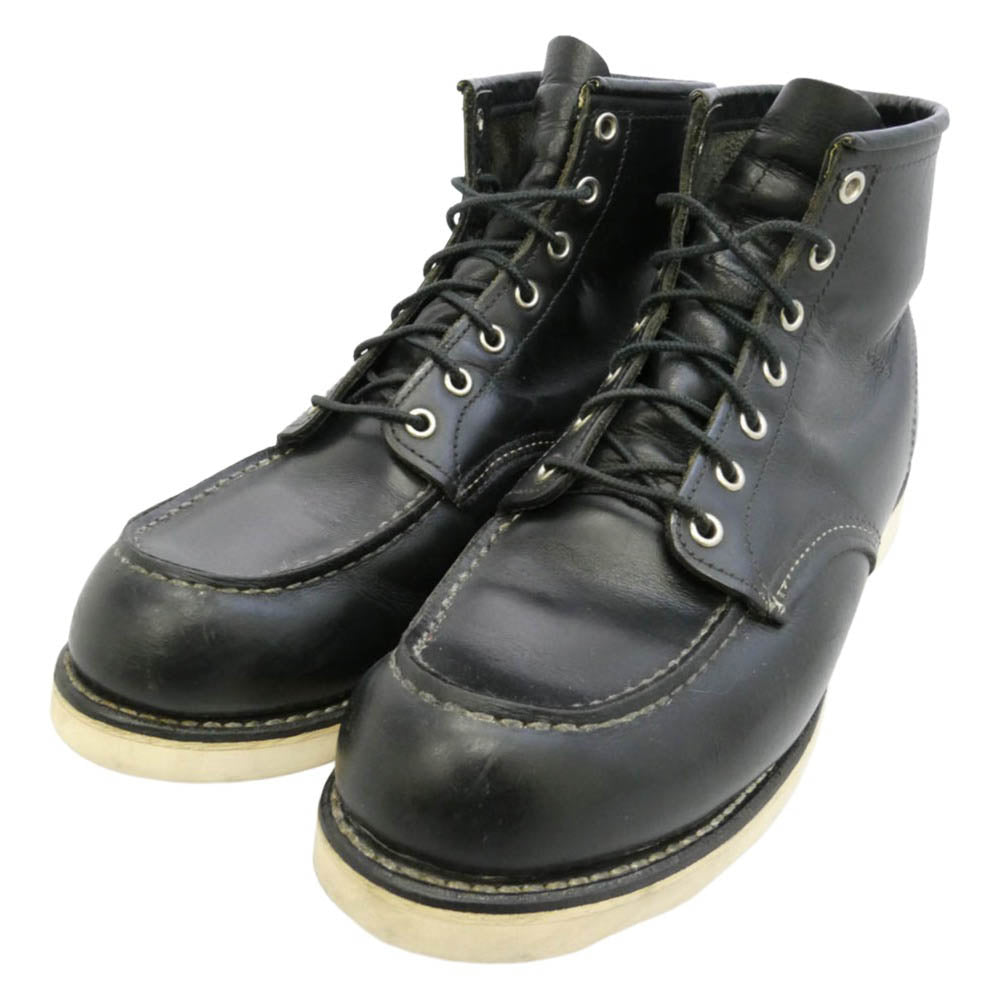 RED WING レッドウィング 8130 IRISH SETTER MOC TOE BOOTS アイリッシュ セッター モックトゥ ブーツ ワークブーツ ブラック系 US10.5D【中古】