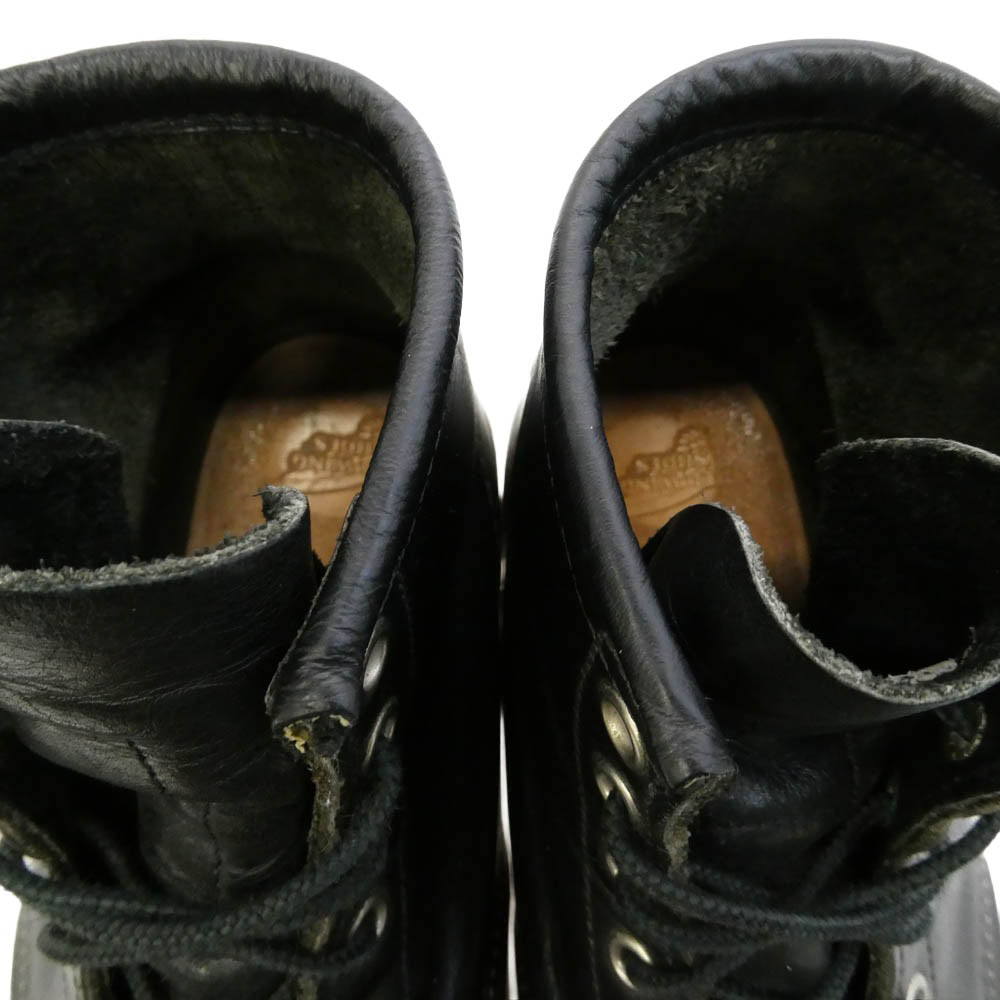 RED WING レッドウィング 8130 IRISH SETTER MOC TOE BOOTS アイリッシュ セッター モックトゥ ブーツ ワークブーツ ブラック系 US10.5D【中古】