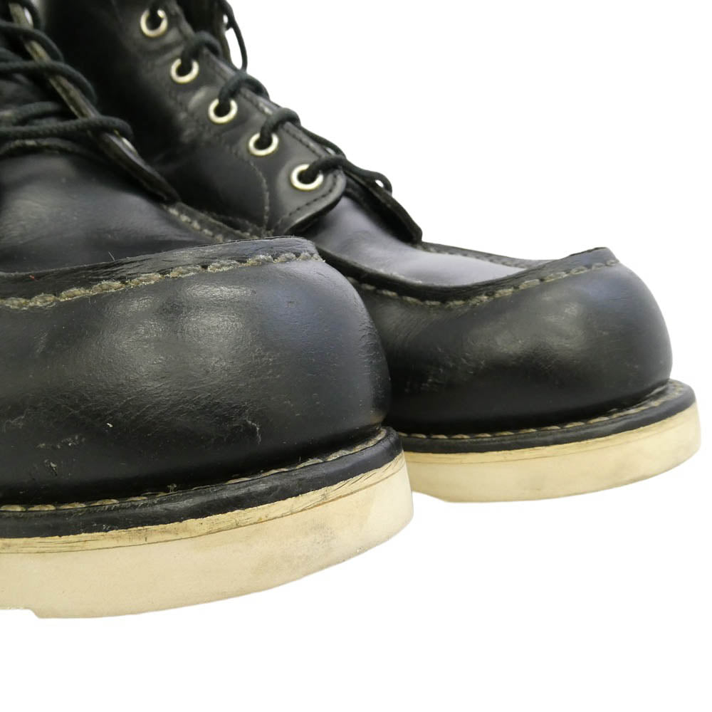 RED WING レッドウィング 8130 IRISH SETTER MOC TOE BOOTS アイリッシュ セッター モックトゥ ブーツ ワークブーツ ブラック系 US10.5D【中古】