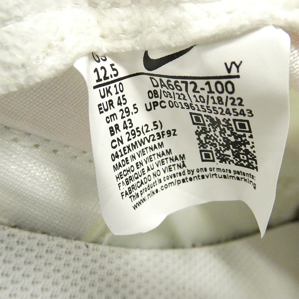 NIKE ナイキ DA6672-100 × Tom Sachs Women's General Purpose Shoe トムサックス ウィメンズ ジェネラル パーパス シュー スニーカー ホワイト系 29cm【美品】【中古】