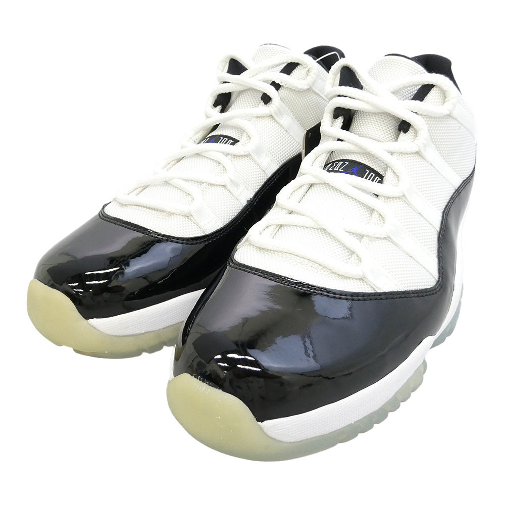 NIKE ナイキ 528895-153 【フェイクバスターズ鑑定済み】Air Jordan 11 Retro Low エアジョーダン11 レトロ ロー スニーカー ホワイト系 ブラック系 28.5cm【極上美品】【中古】