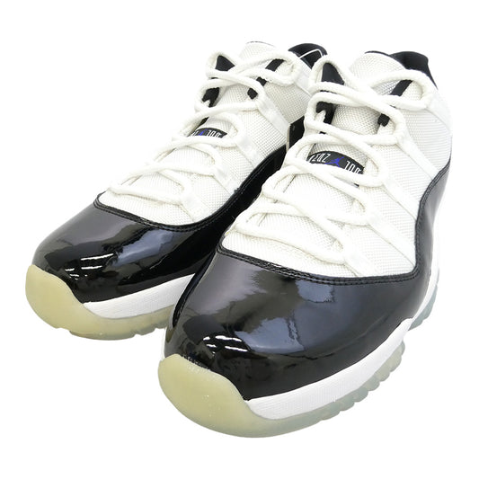 NIKE ナイキ 528895-153 【フェイクバスターズ鑑定済み】Air Jordan 11 Retro Low エアジョーダン11 レトロ ロー スニーカー ホワイト系 ブラック系 28.5cm【極上美品】【中古】