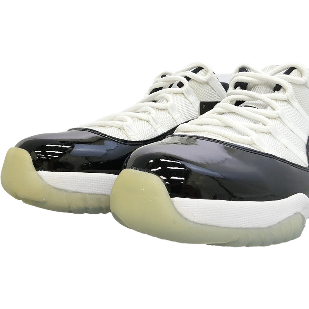 NIKE ナイキ 528895-153 【フェイクバスターズ鑑定済み】Air Jordan 11 Retro Low エアジョーダン11 レトロ ロー スニーカー ホワイト系 ブラック系 28.5cm【極上美品】【中古】