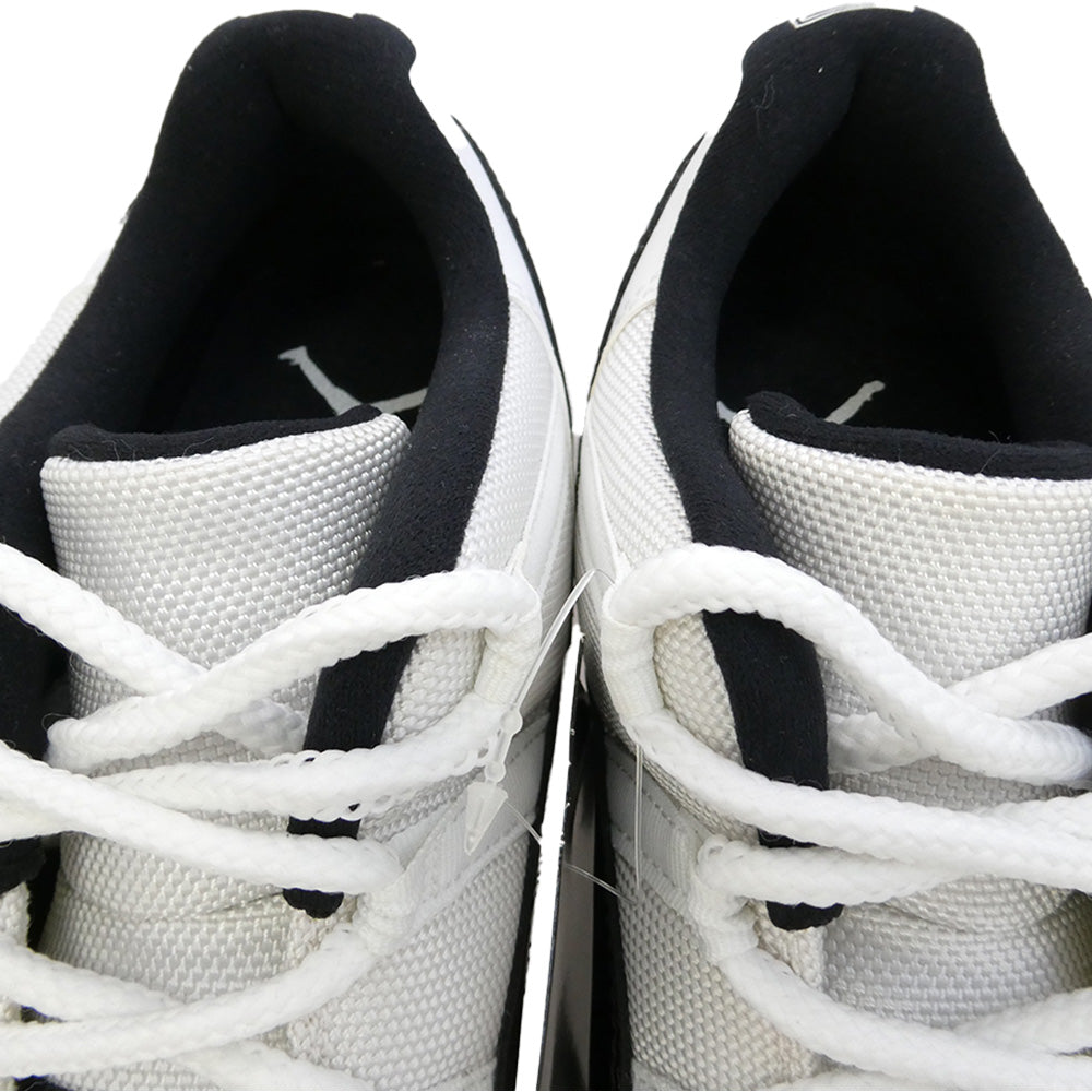 NIKE ナイキ 528895-153 【フェイクバスターズ鑑定済み】Air Jordan 11 Retro Low エアジョーダン11 レトロ ロー スニーカー ホワイト系 ブラック系 28.5cm【極上美品】【中古】