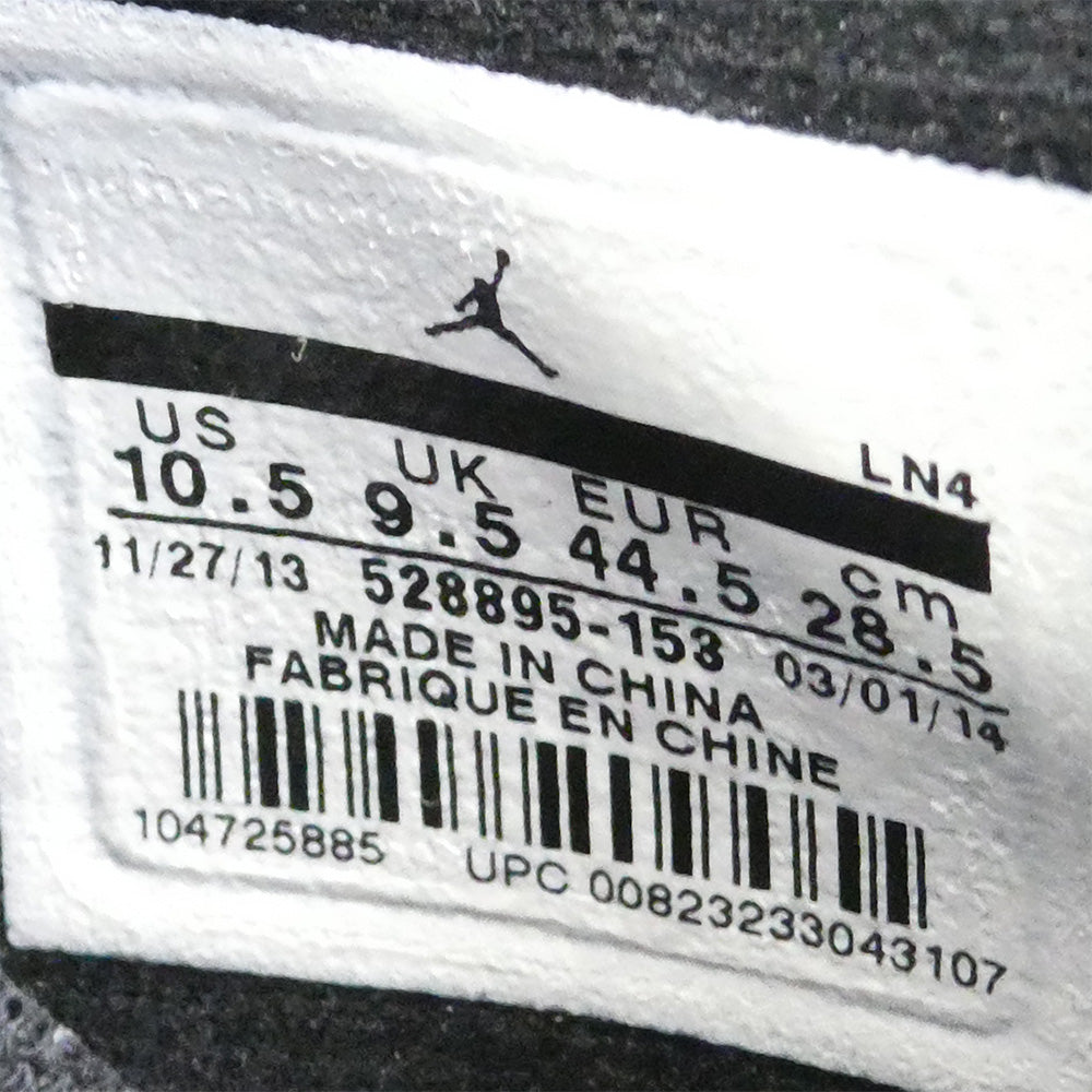 NIKE ナイキ 528895-153 【フェイクバスターズ鑑定済み】Air Jordan 11 Retro Low エアジョーダン11 レトロ ロー スニーカー ホワイト系 ブラック系 28.5cm【極上美品】【中古】