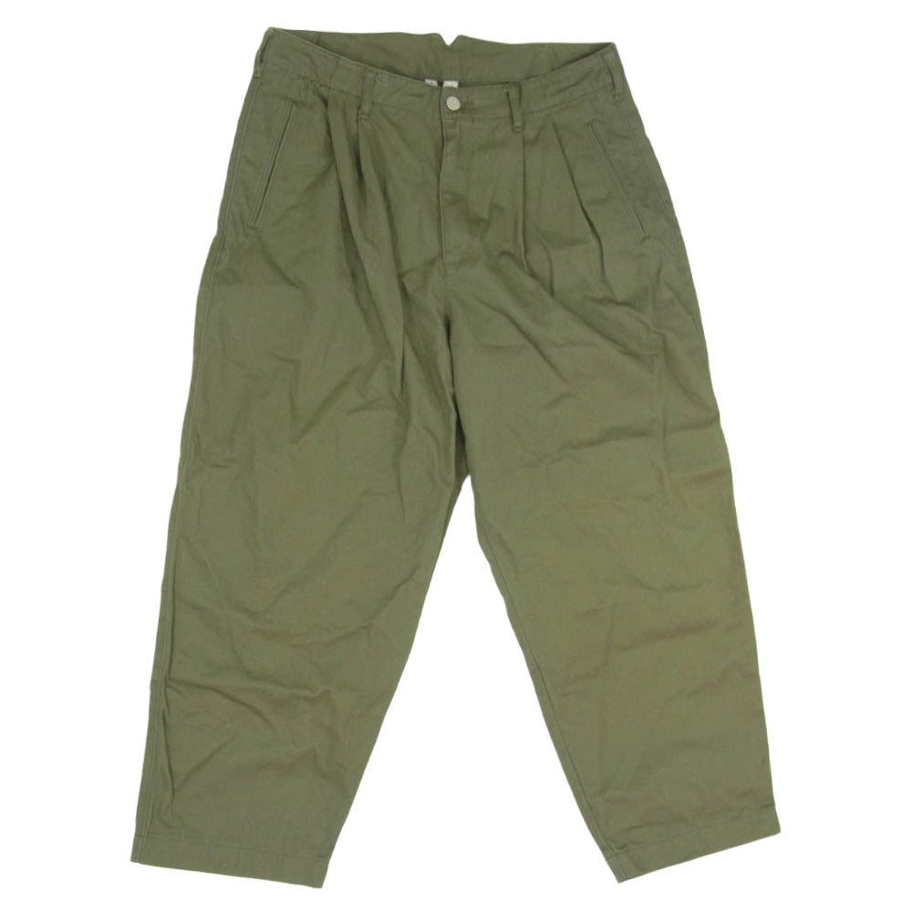 Traditional Weatherwear トラディショナルウェザーウェア G202CIFPT0201CV UNION SLACKS 301 ユニオン スラックス コットン パンツ カーキ系 L【中古】