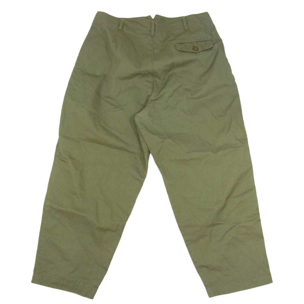 Traditional Weatherwear トラディショナルウェザーウェア G202CIFPT0201CV UNION SLACKS 301 ユニオン スラックス コットン パンツ カーキ系 L【中古】