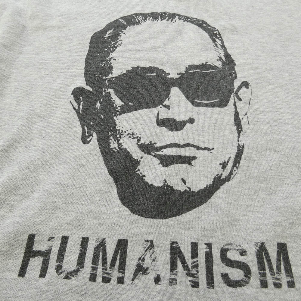 UNDERCOVER アンダーカバー 23SS UC1C4805-5 SWEAT FACE HUMANISM ヒューマニズム フェイスプリント クルーネック スウェット トレーナー グレー系 4【中古】