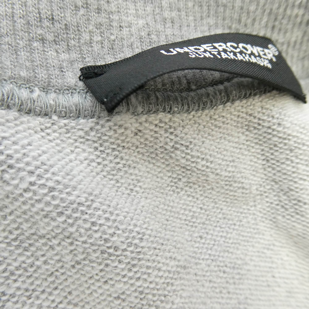 UNDERCOVER アンダーカバー 23SS UC1C4805-5 SWEAT FACE HUMANISM ヒューマニズム フェイスプリント クルーネック スウェット トレーナー グレー系 4【中古】