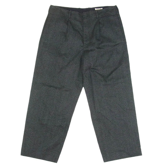 AURALEE オーラリー Adam et Rope' アダムエロペ 20AW A20AP01PN × ADAM ET ROPE’ EX WASHED FINX POLYESTER CHINO TAPERED アダムエロペ 別注 ウォッシュド フィンクス ポリエステル チノ テーパードパンツ ブラック系 5【美品】【中古】